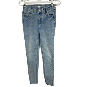 Old Navy Rockstar Super Skinny Built-In Sculpt Light Wash Denim Jeans W26 L30